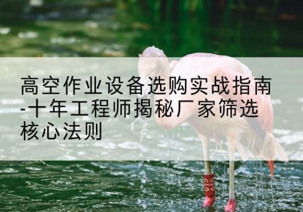 蓬莱剪叉式升降机厂家-高空作业设备选购实战指南-十年工程师揭秘厂家筛选核心法则
